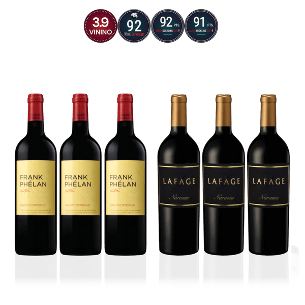 Den Sidste Flaske Rødvins Smagekasse Battle: Château Frank Phélan vs. Domaine Lafage (6 fl.)