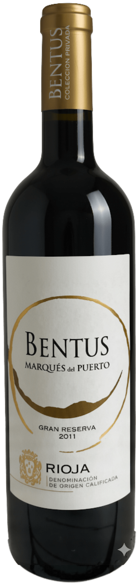 Marqués del Puerto Rødvin Bentus Gran Reserva Rioja 2011