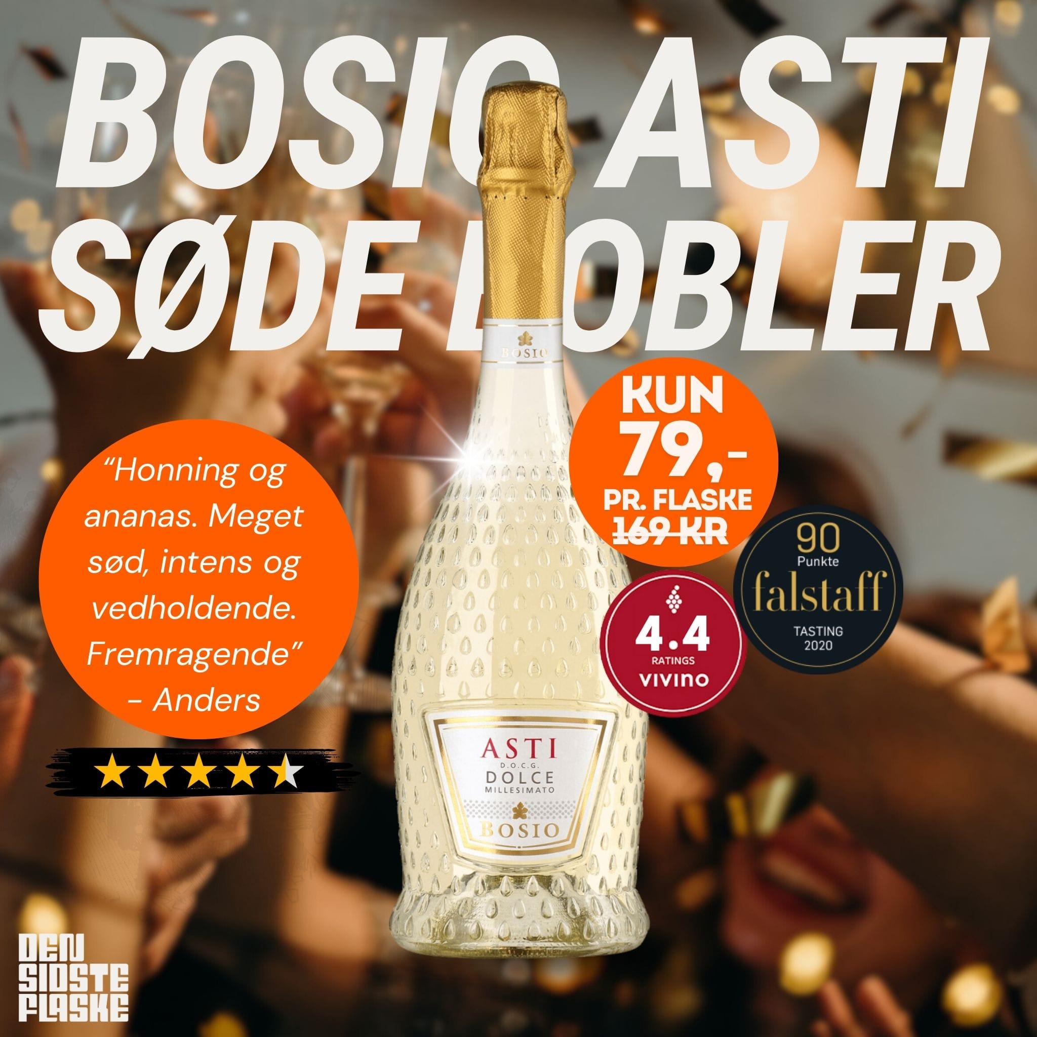Bosio Mousserende Bosio Asti DOCG Dolce Spumante Millesimato 2024