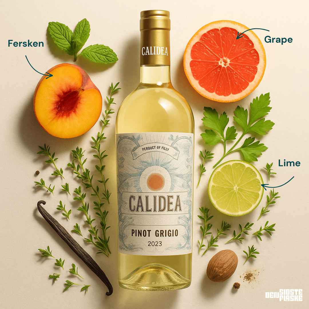 Gran Sasso Hvidvin Calidea Pinot Grigio Terre Siciliane IGT 2023