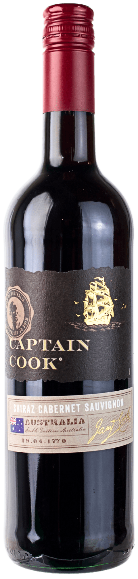 Den Sidste Flaske Captain Cook Shiraz Cabernet Sauvignon NV