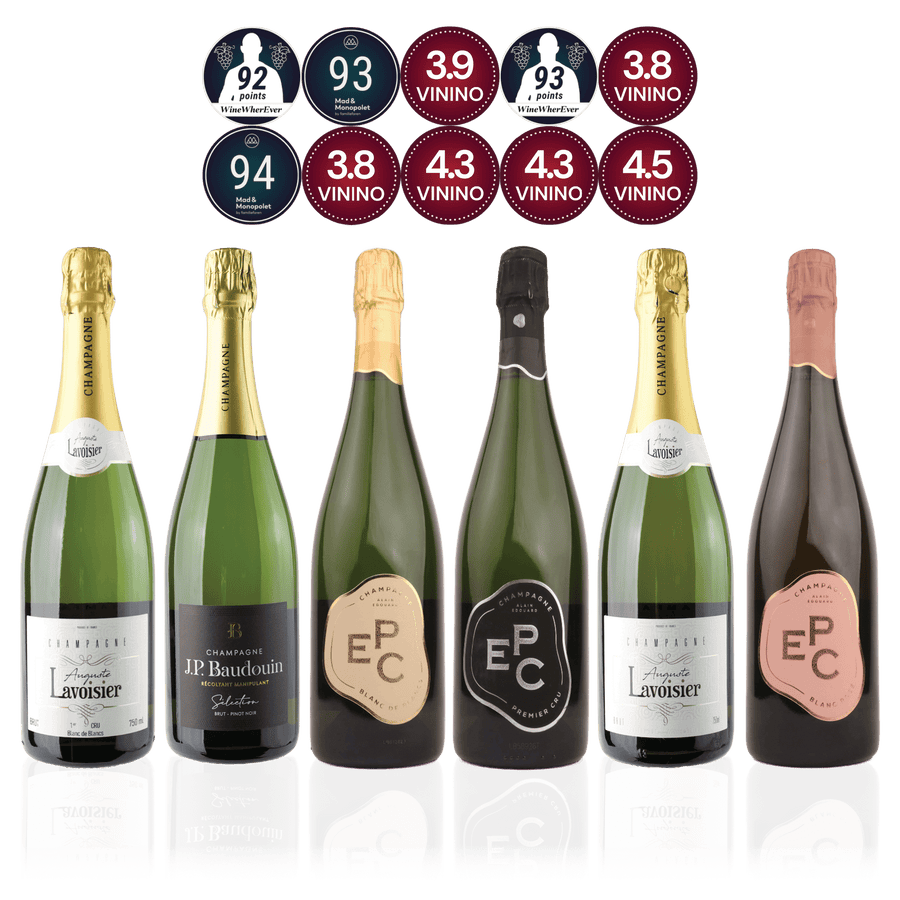 Den Sidste Flaske Mixed Smagekasse ChampagneKassen Deluxe (6 fl.)