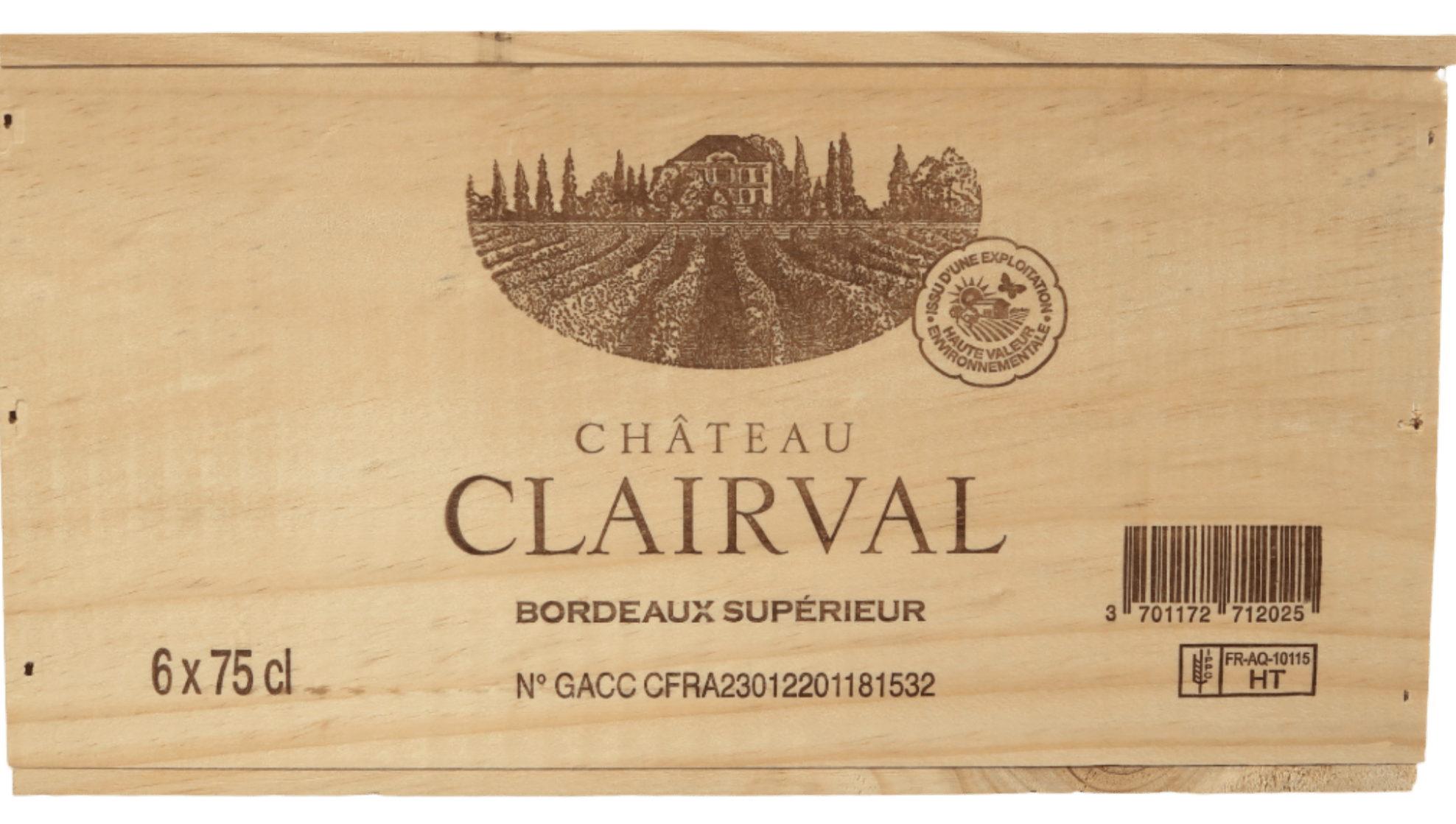Château Clairval Rødvin Château Clairval Bordeaux 2021