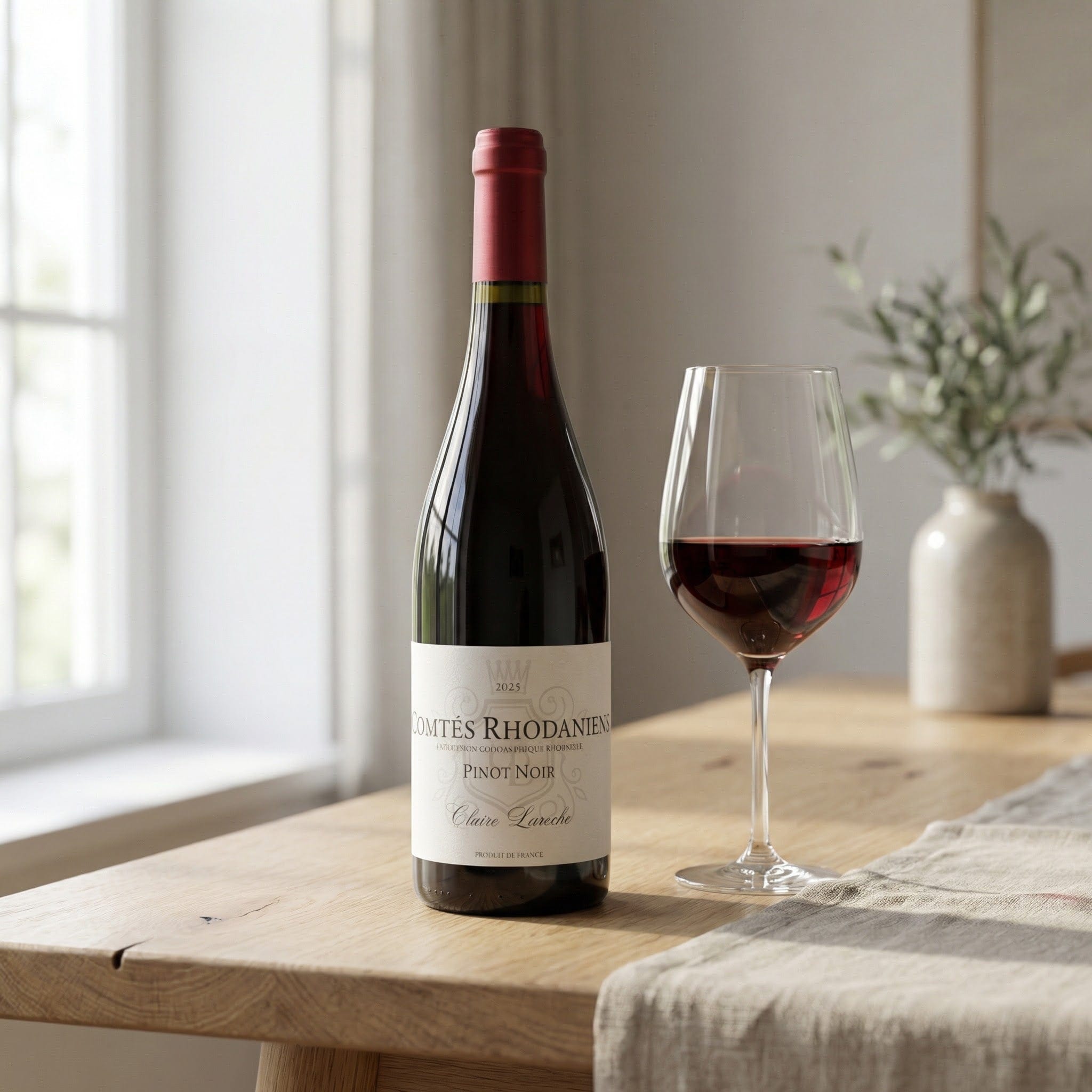 Laroche Rødvin Claire Laroche Comtés Rhodaniens Pinot Noir 2023