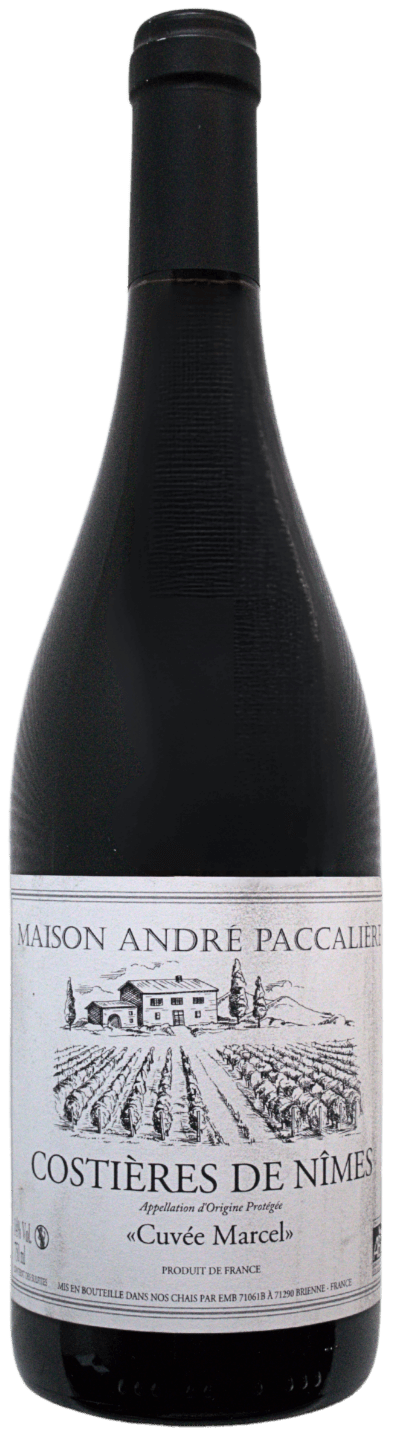 André Paccalis Hus Rødvin Costières de Nîmes MAISON PACALIERE 2020 (mangler billede)