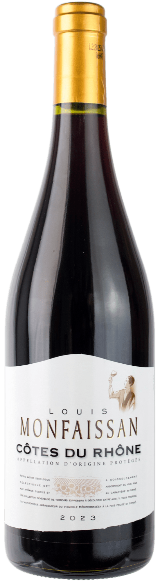 Louis Monfaissan Rødvin Cotes Du Rhone Louis Monfaissan 2023