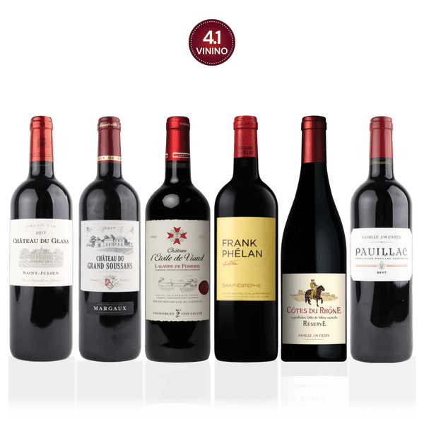 Den Sidste Flaske Rødvins Smagekasse Den Franske Kultkasse (6 fl)