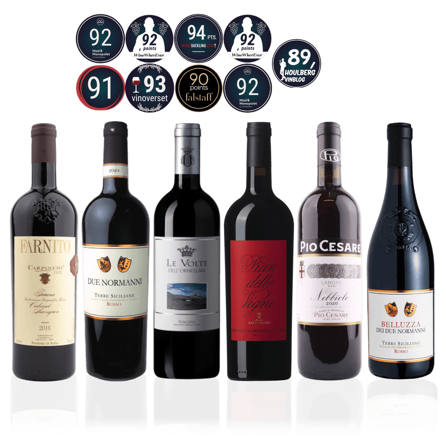 Den Sidste Flaske Rødvins Smagekasse Den Italienske Kultkasse