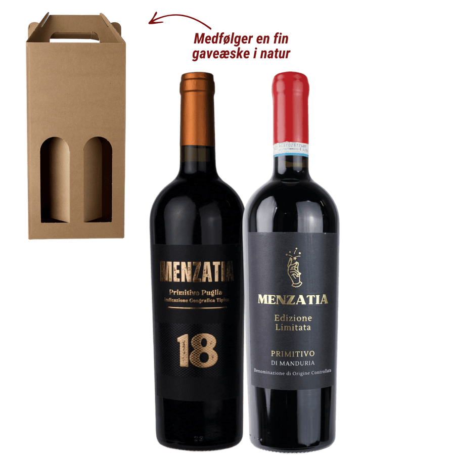 Den Sidste Flaske Rødvins Smagekasse Den Perfekte Røde Gaveæske - Value (2 fl. + gaveæske)