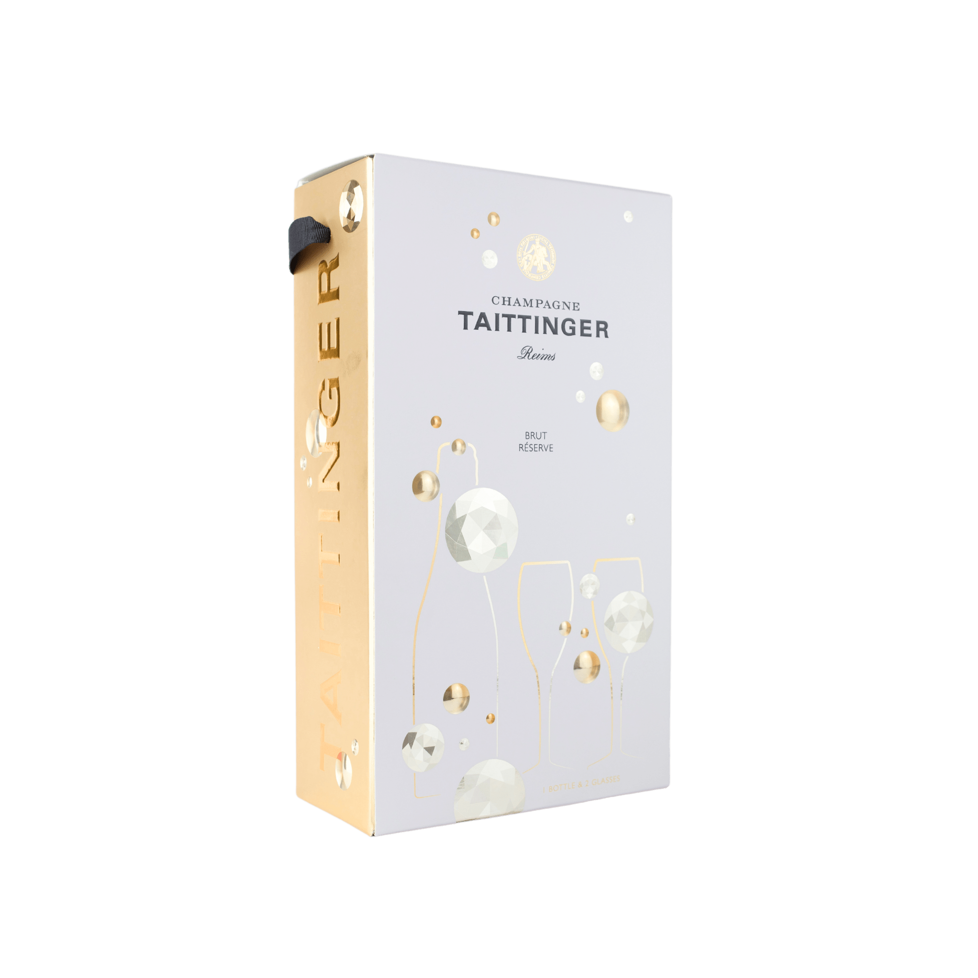 Taittinger Mousserende Diamonds Reserve Brut GP +glas NV