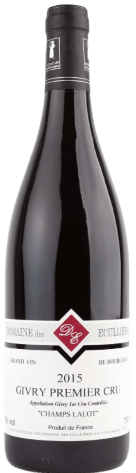 Domaine des Ecullieres Rødvin Domaine des Ecullieres Givry Premier Cru 'Champs Lalot' 2015