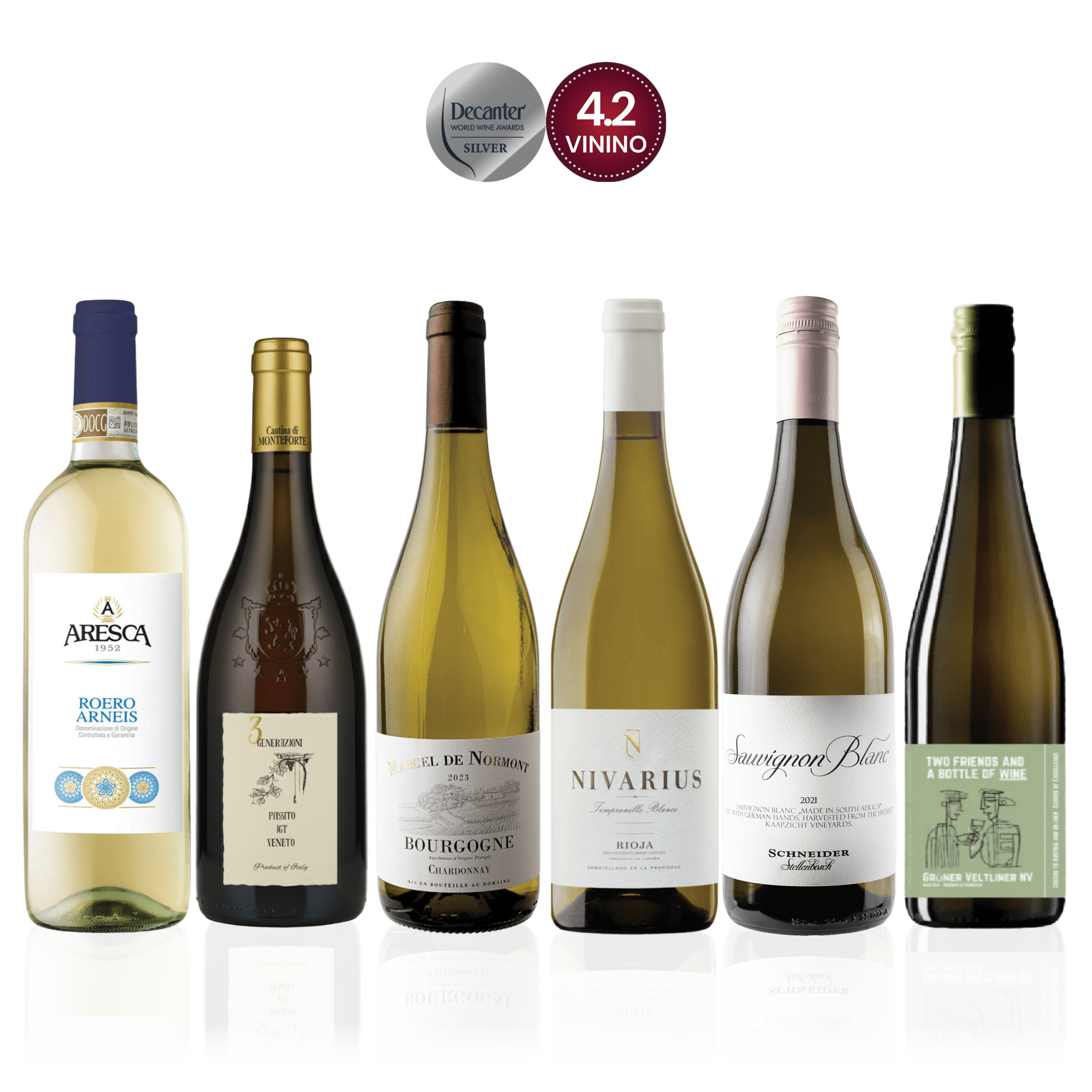 Den Sidste Flaske Smagekasse Hvide / Premium DSF Bestsellers