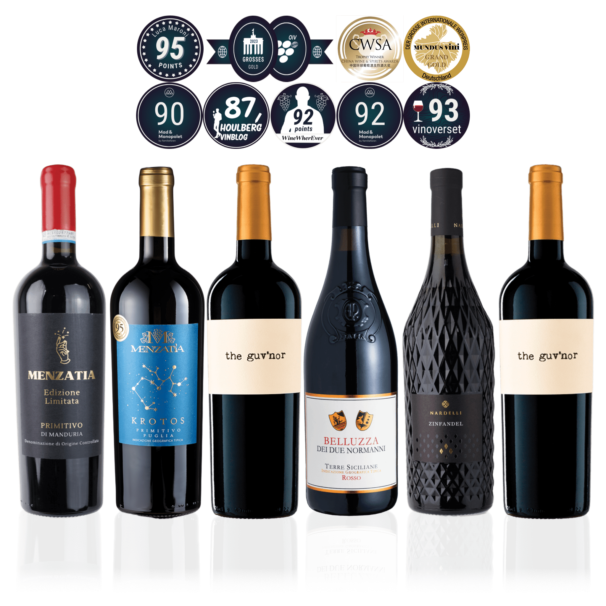 Den Sidste Flaske Smagekasse Røde / Mid-select DSF Bestsellers