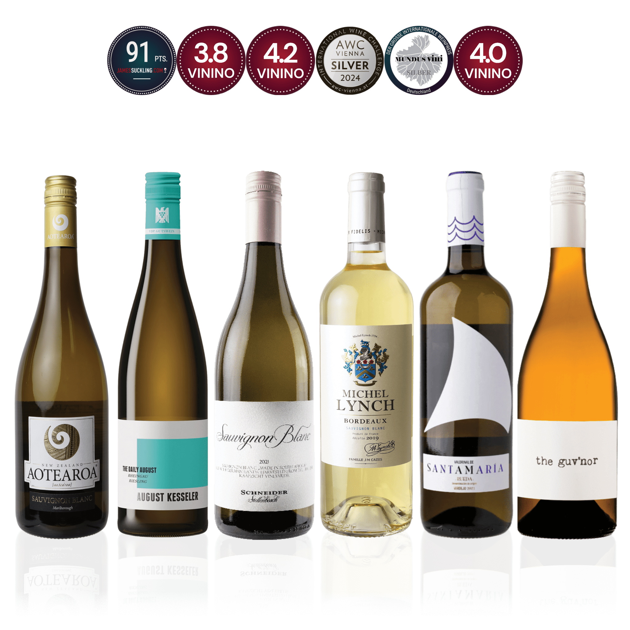 Den Sidste Flaske Smagekasse Hvide / Luksus DSF Hverdagsfavoritter