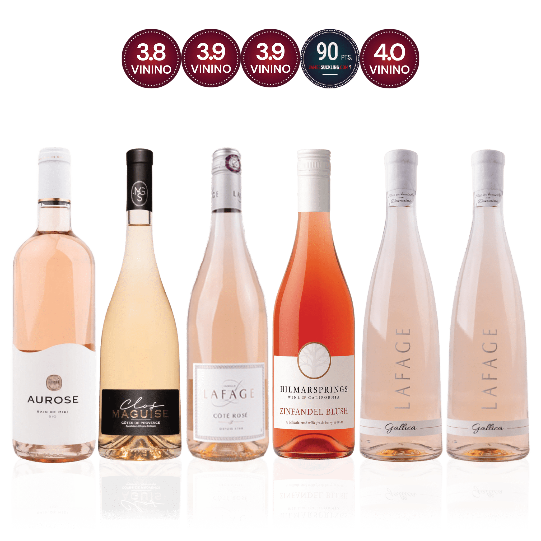 Den Sidste Flaske Smagekasse Rosé / Luksus DSF Hverdagsfavoritter