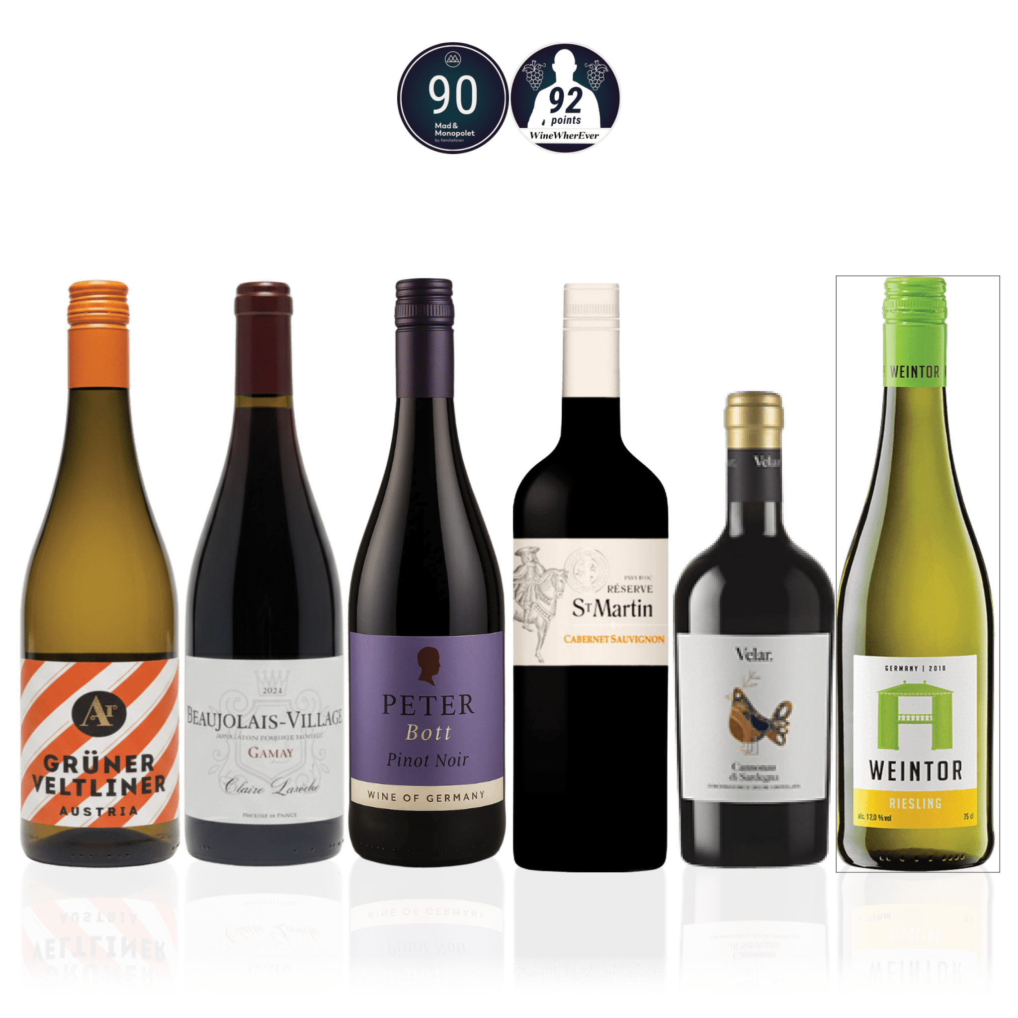 Den Sidste Flaske Smagekasse Efterårets Budget Kasse DSF Sæsonkasser