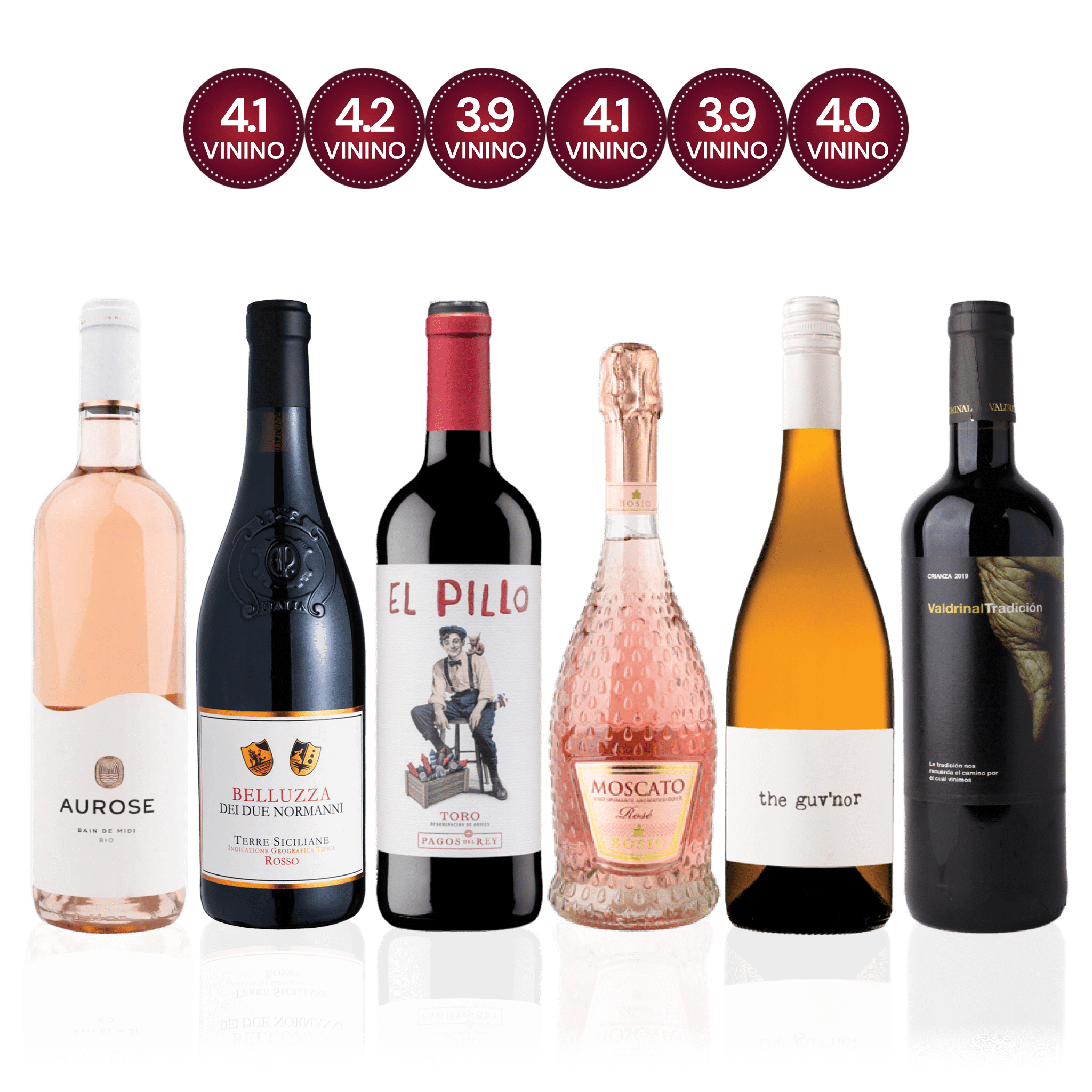 Den Sidste Flaske Smagekasse Mixed Vine DSF Vivino Hits