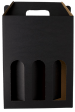 Den Sidste Flaske Gaveæsker i pap Gaveæske i matsort til 3 flasker