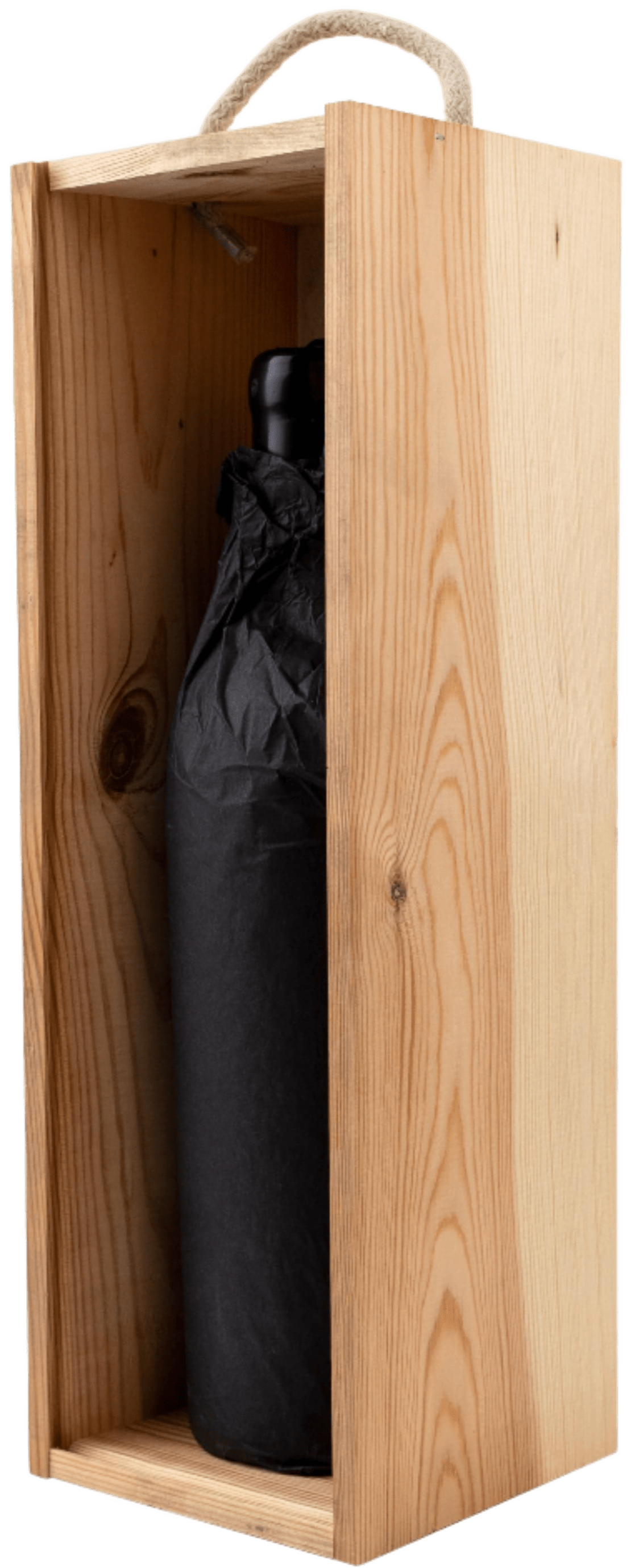 Den Sidste Flaske Vinudstyr Gaveæske i træ til 1 flaske Magnum