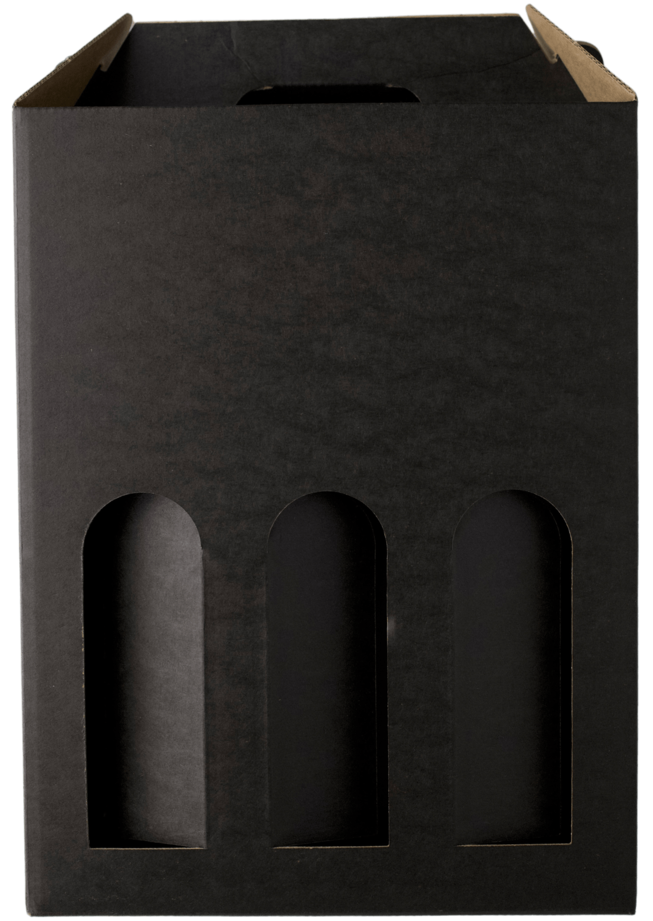 Den Sidste Flaske Gaveæsker i pap Gaveæsker i matsort til 6 flasker