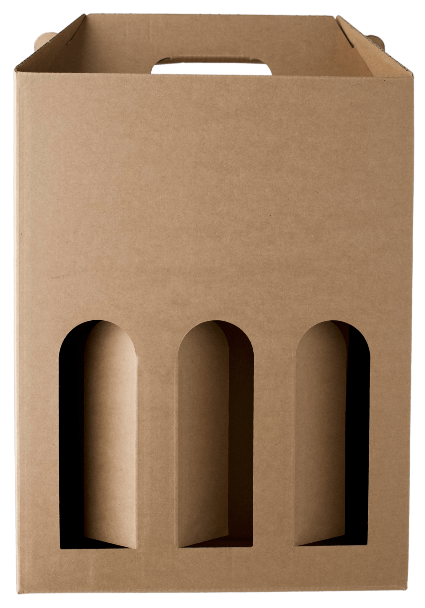 Den Sidste Flaske Gaveæsker i pap Gaveæsker i natur til 6 flasker