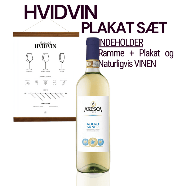 Den Sidste Flaske Mixed Smagekasse Hvidvin Plakat sæt