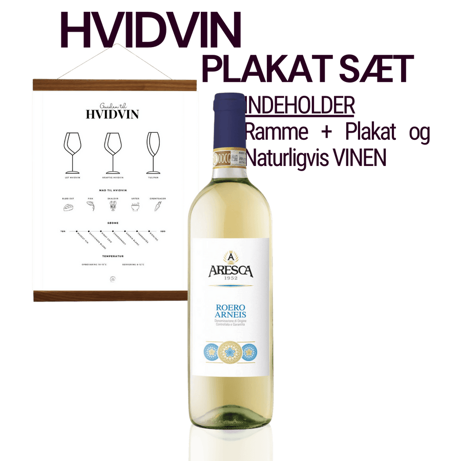 Den Sidste Flaske Mixed Smagekasse Hvidvin Plakat sæt