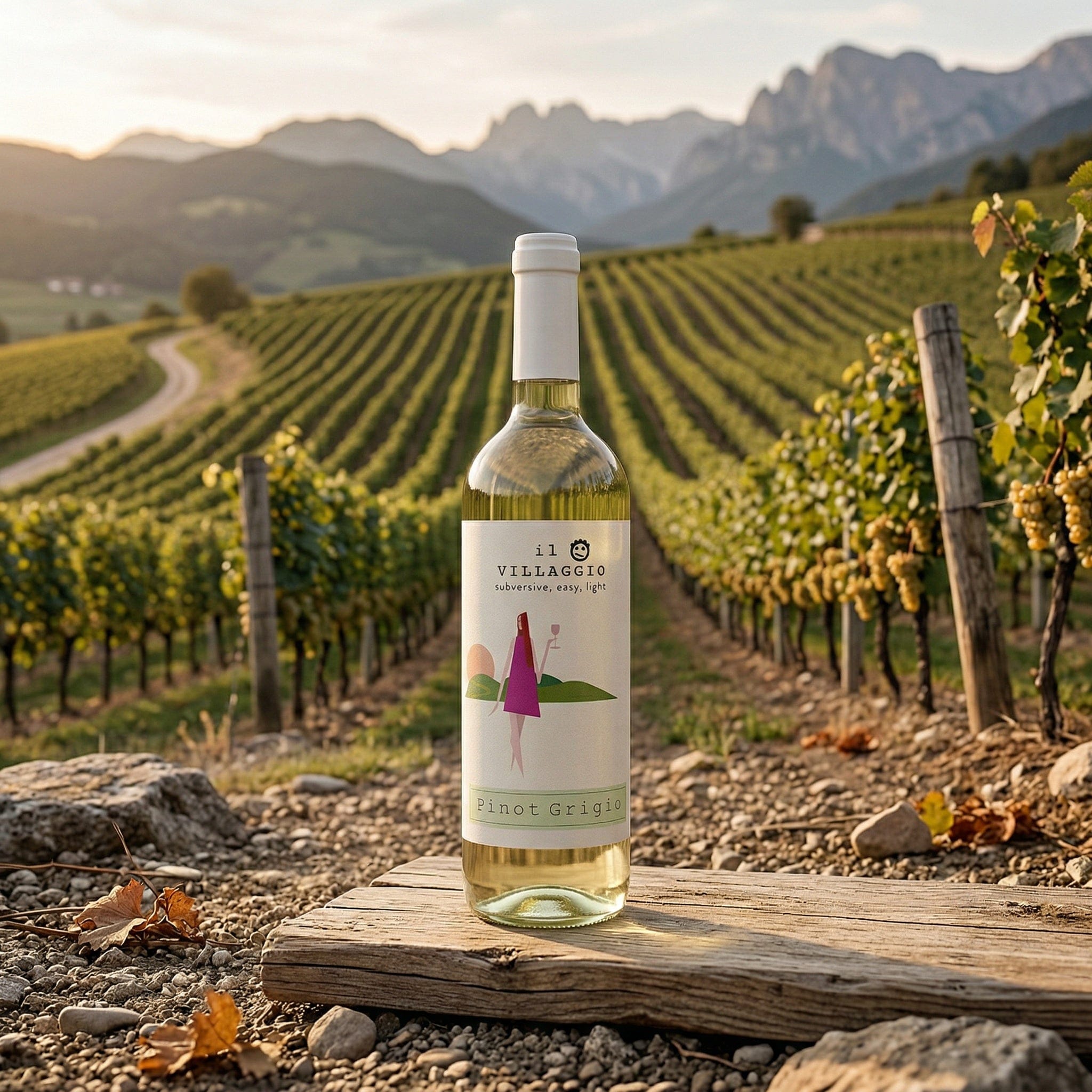 Il Villaggio Hvidvin Il Villaggio Pinot Grigio NV