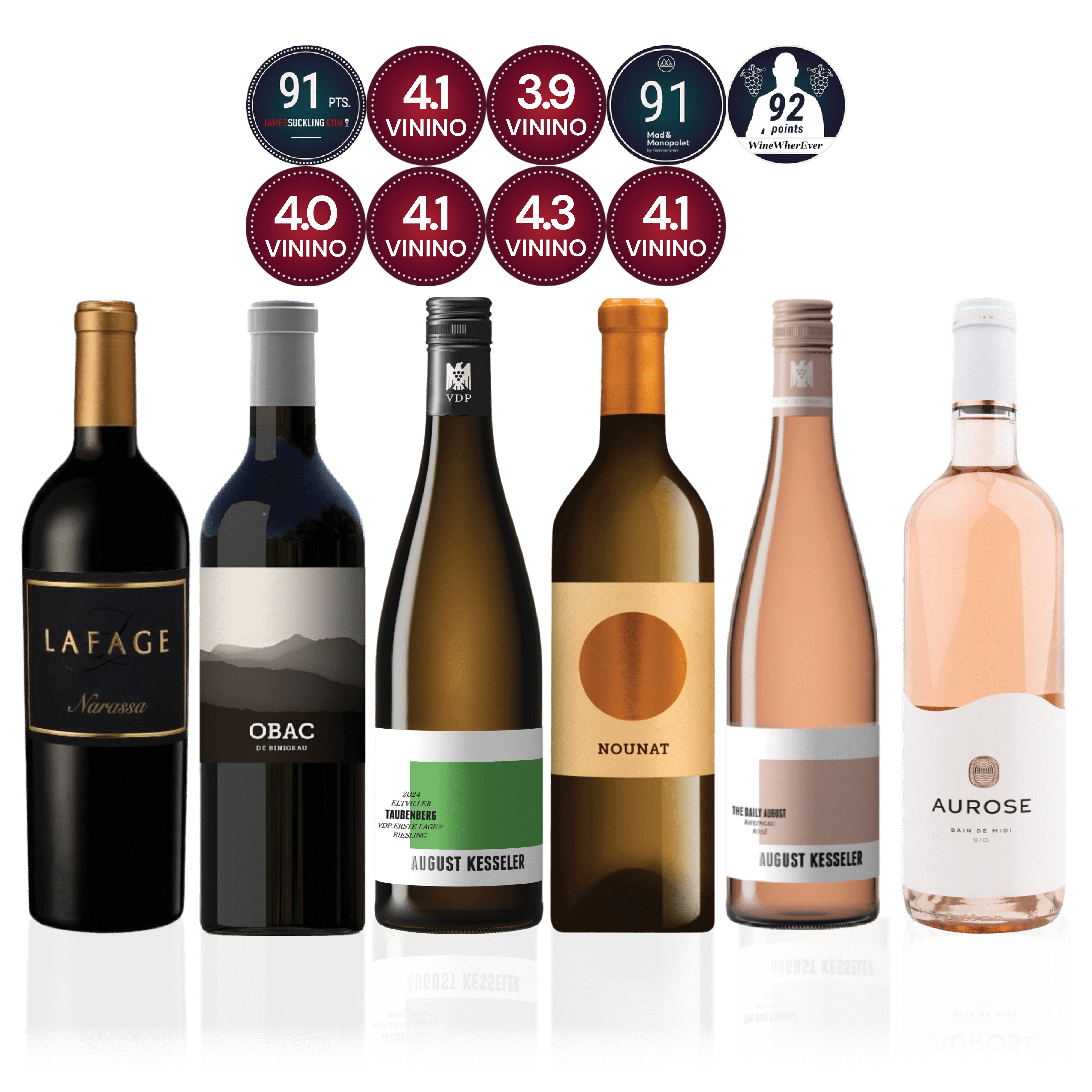 Den Sidste Flaske Mixed Smagekasse Julies Favoritter (6 fl.)