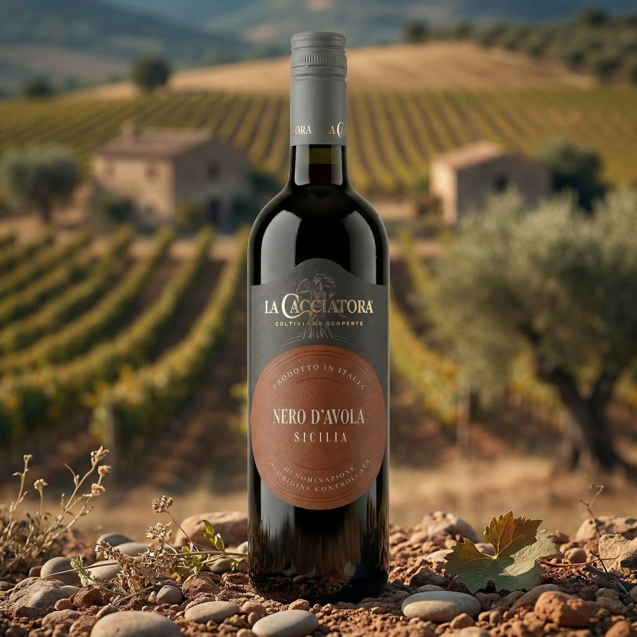 La Cacciatora Rødvin La Cacciatora Nero D'Avola Sicilia 2023