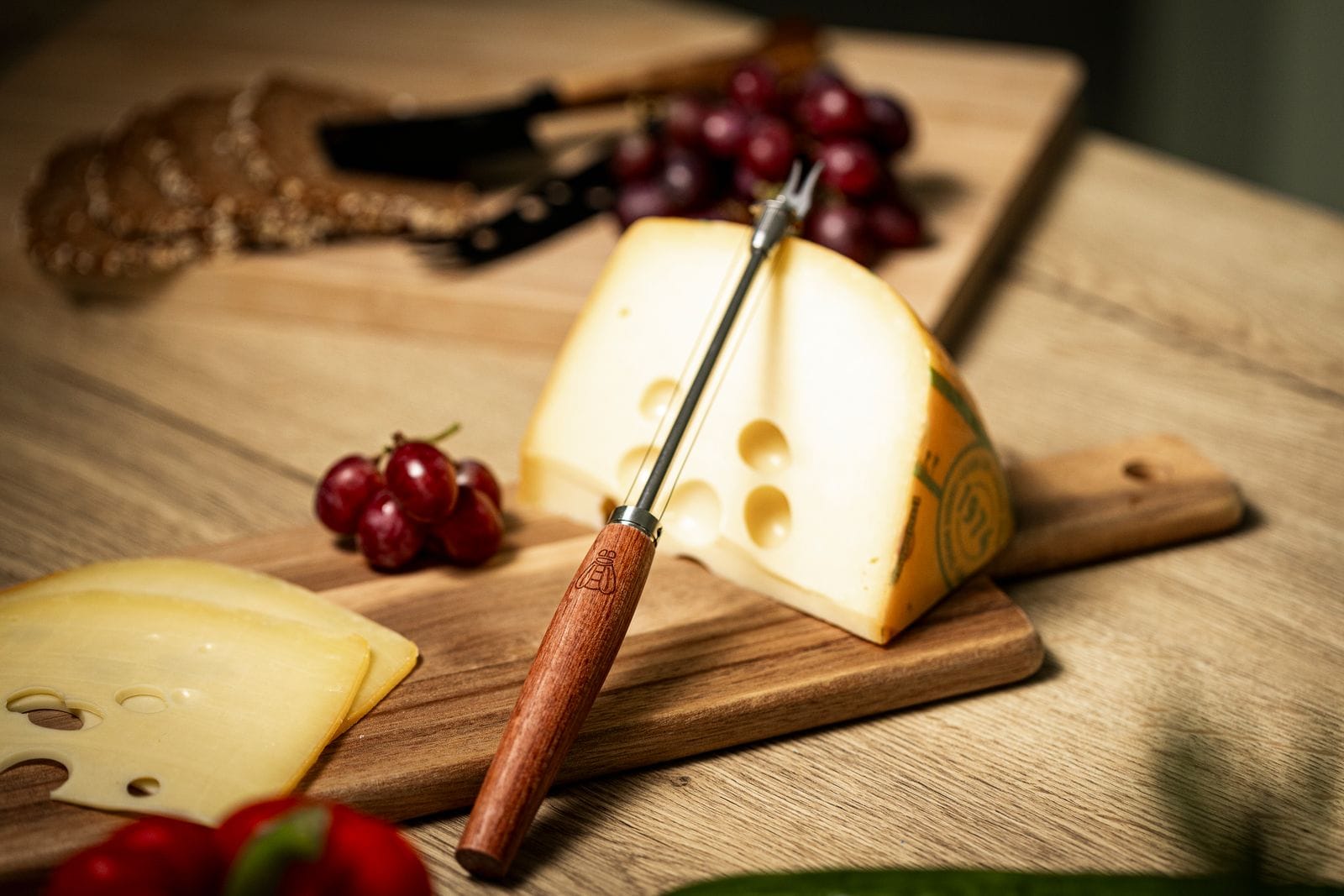 Den Sidste Flaske Laguiole By Haws Cheese Slicer Rosewood