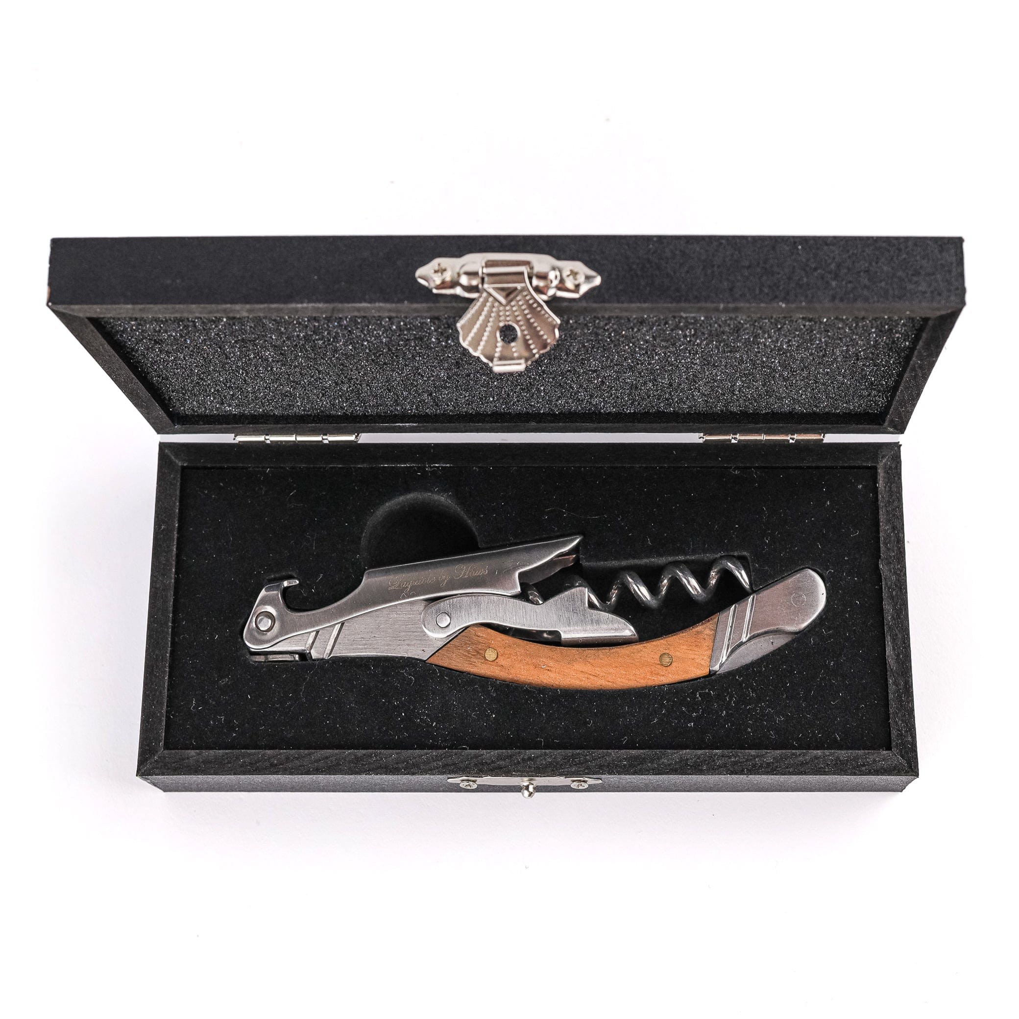 Laguiole Proptrækker Laguiole Vinoplukker Lyst Oliventræ