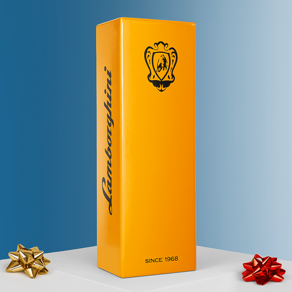 Lamborghini Gaveæsker i pap Lamborghini gaveæske i orange til 1 fl.