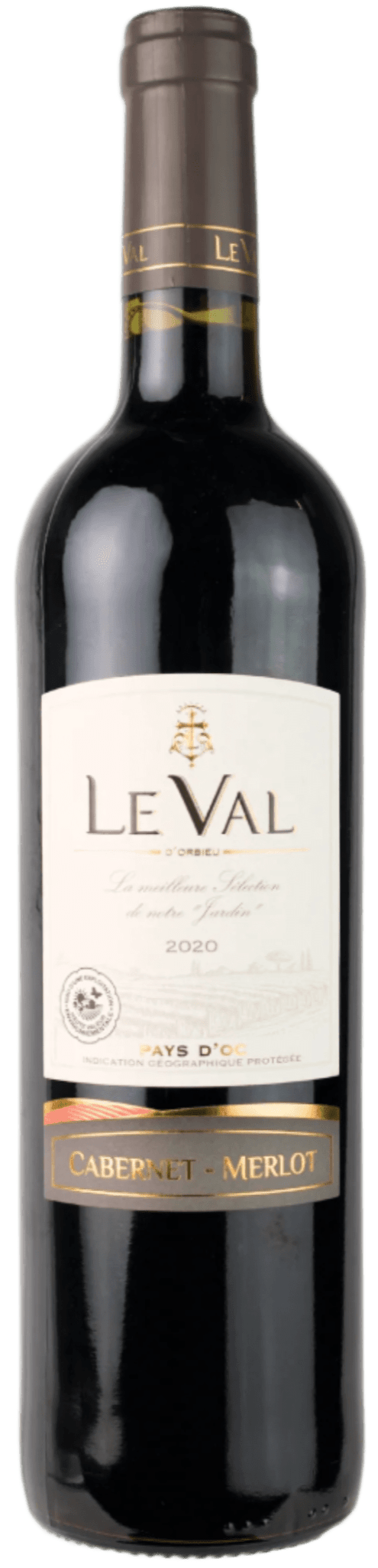 Le Val Rødvin Le Val Pays D'oc - Cab/Merlot 2020