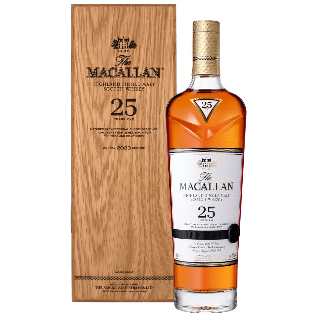 Den Sidste Flaske Whisky Macallan Sherry Oak 25 YO