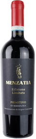 Menzatia Rødvin Menzatia Edizione Limitata Primitivo Di Manduria 2023