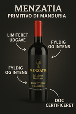 Menzatia Rødvin Menzatia Edizione Limitata Primitivo Di Manduria 2023