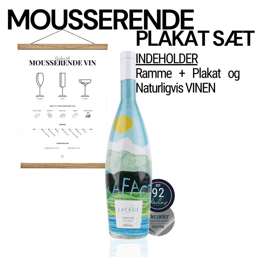 Den Sidste Flaske Mixed Smagekasse Mousserende Plakat sæt