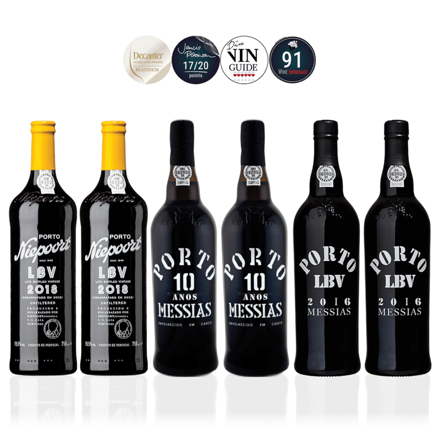 Den Sidste Flaske Rødvins Smagekasse Portvinskassen