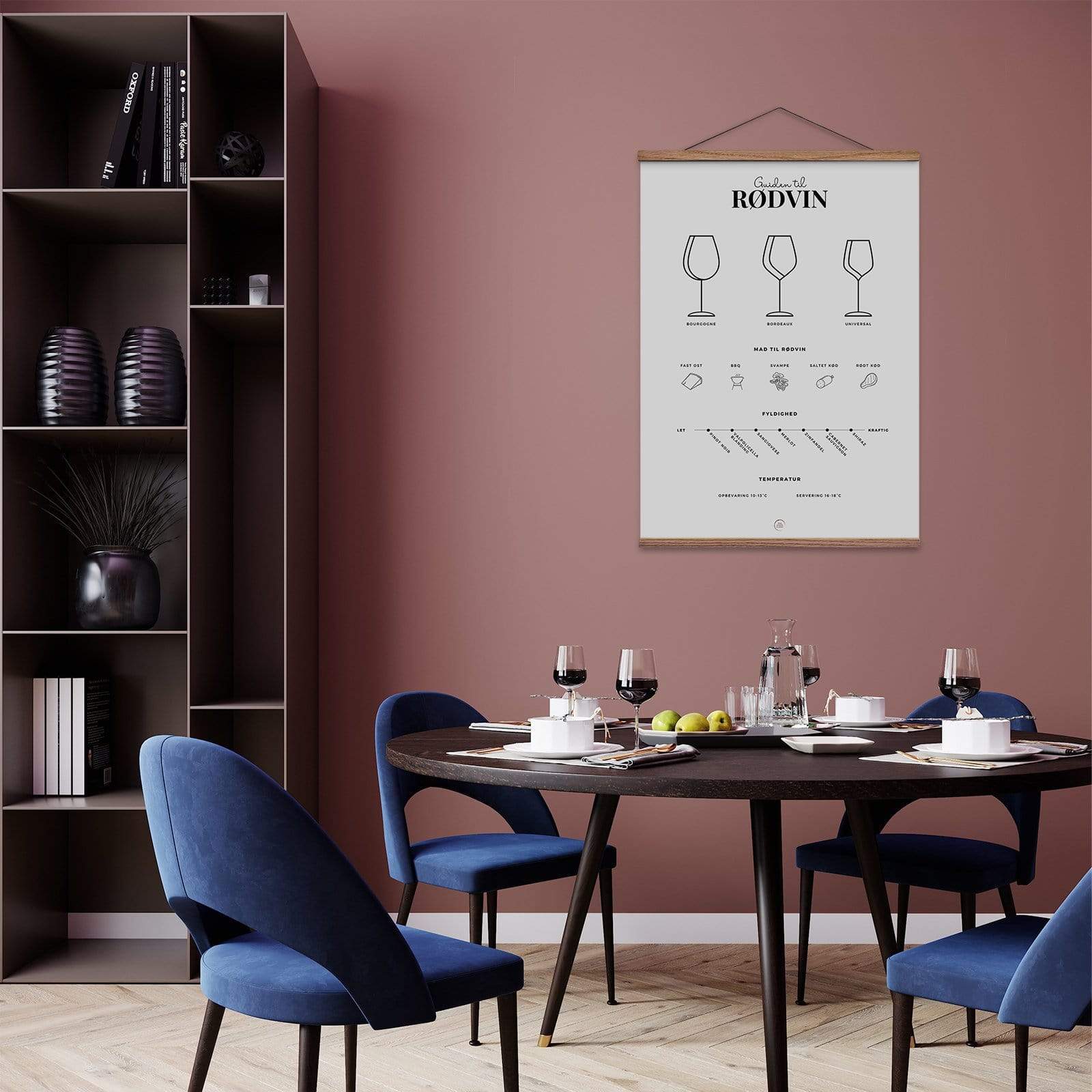 Den Sidste Flaske Plakater, print og visuelle kunstværker Rødvin