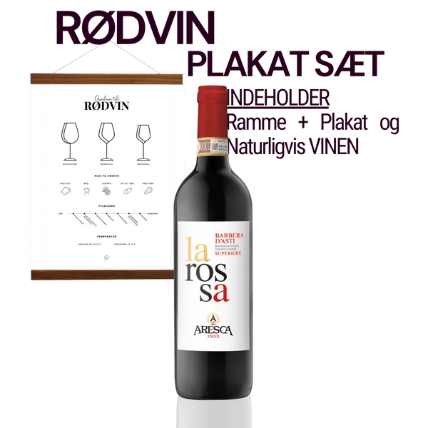 Den Sidste Flaske Mixed Smagekasse Rødvin Plakat sæt