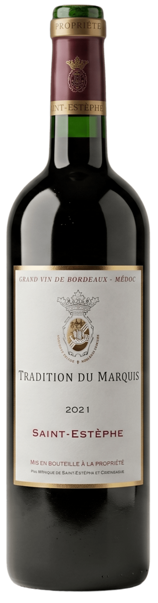 Tradition du Marquis Rødvin Tradition du Marquis Saint Estephe Rouge 2021