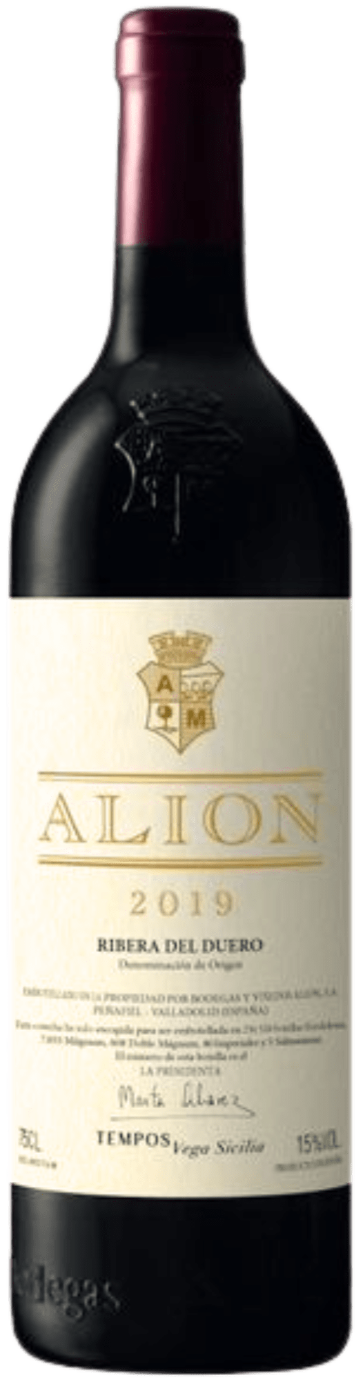 Vega Sicilia Rødvin Vega Sicilia Bodegas Alion 2019