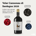 Velar Rødvin Velar Cannonau di Sardegna 2020